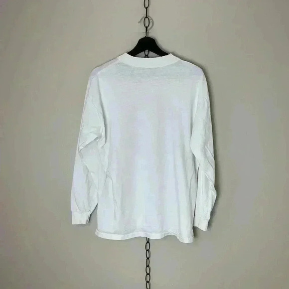 Vintage 1980s Adidas Downhill  Divers Longsleeve T-shirt - Picture 2 of 10